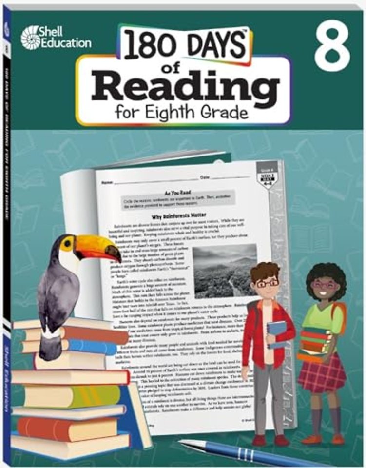 180 Days™: Reading for Eighth Grade