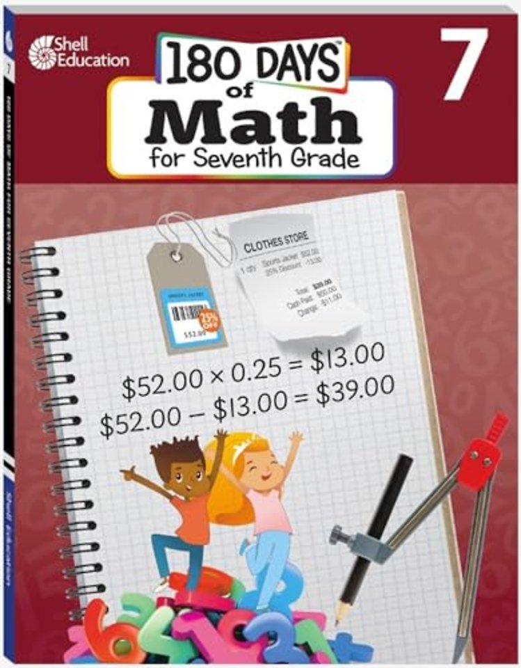 180 Days™: Math for Seventh Grade