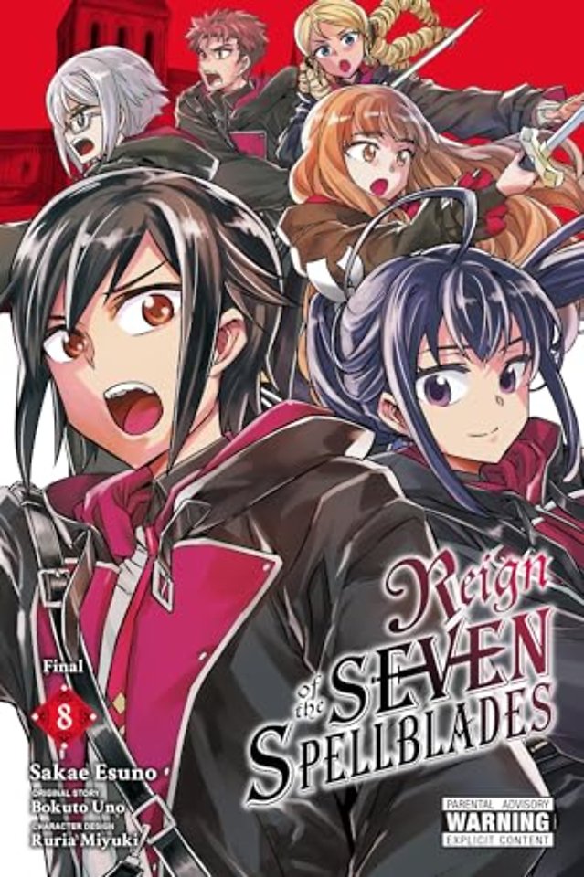 Reign of the Seven Spellblades, Vol. 8 (manga)