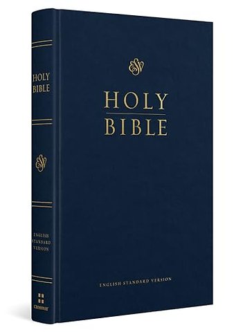ESV Church Bible, Large Print (Hardcover, Blue)