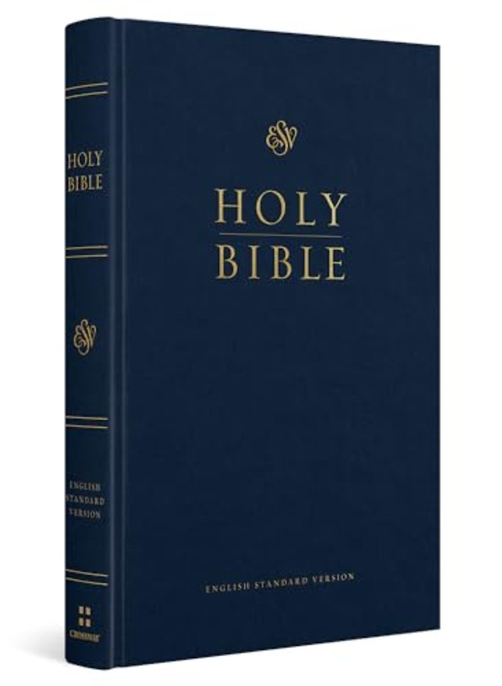 ESV Church Bible, Large Print (Hardcover, Blue)