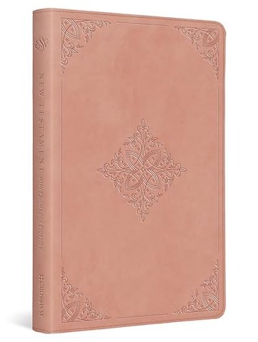 ESV New Testament with Psalms and Proverbs (TruTone, Blush Rose, Fleur–de–lis Design)