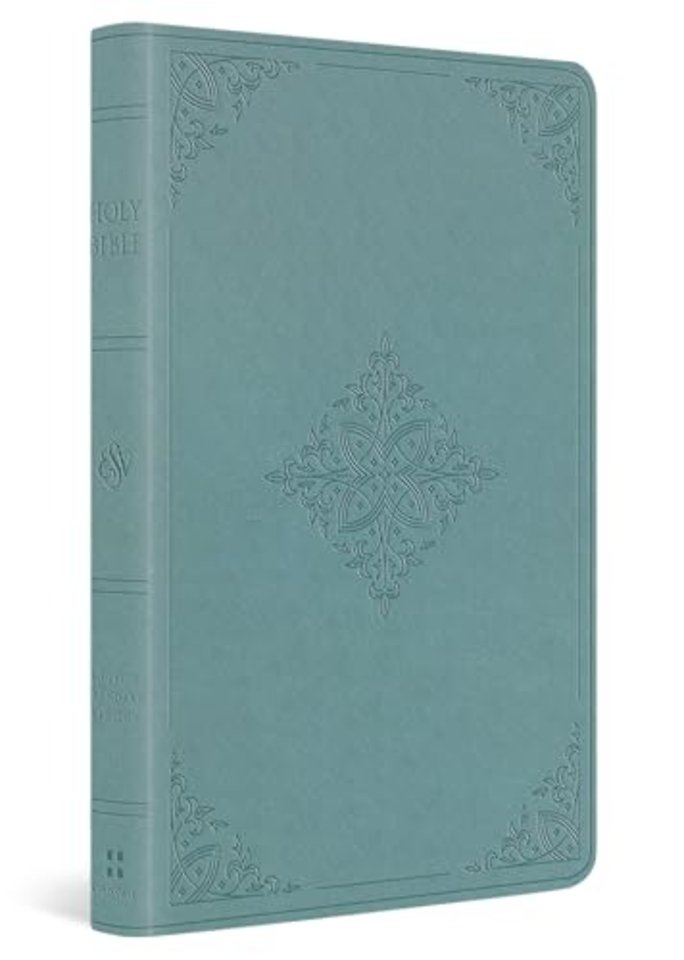 ESV Premium Gift Bible (TruTone, Paris Sky, Fleur–de–lis Design)