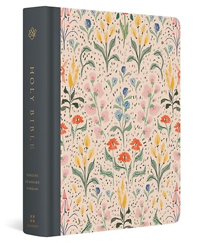 ESV Single Column Journaling Bible, Artist Series, Red Letter (Cloth over Board, Lulie Wallace, In Bloom)