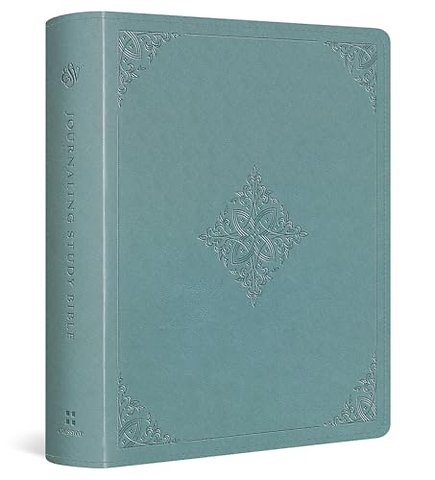 ESV Journaling Study Bible (TruTone over Board, Paris Sky, Fleur–de–lis Design)