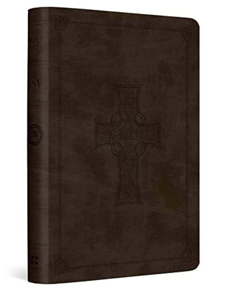 ESV Value Compact Bible (TruTone, Olive, Celtic Cross Design)