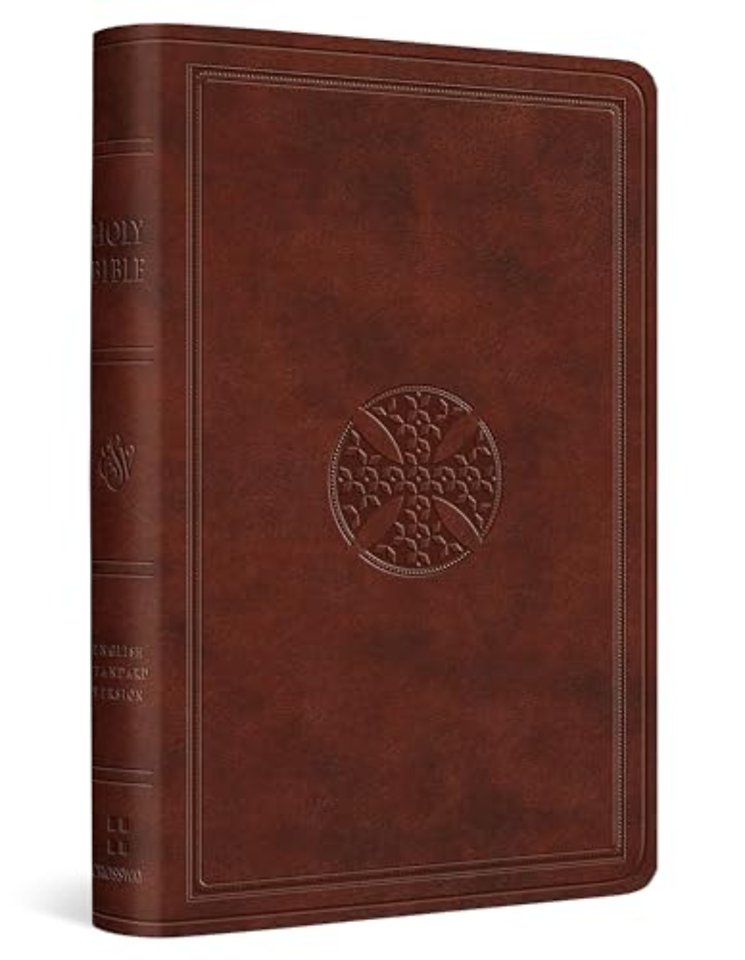 ESV Value Compact Bible (TruTone, Chestnut, Mosaic Cross Design)