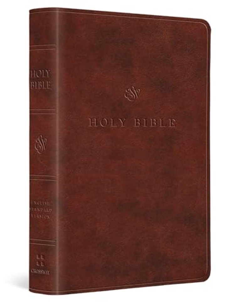 ESV Large Print Value Compact Bible (TruTone, Chestnut)