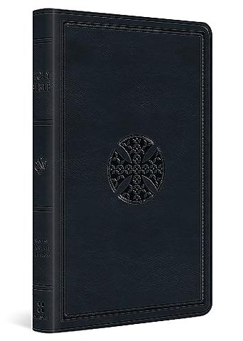 ESV Premium Gift Bible (TruTone, Navy, Mosaic Cross Design)