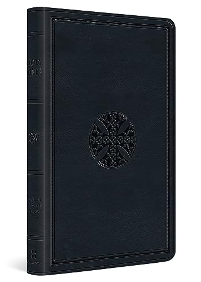 ESV Premium Gift Bible (TruTone, Navy, Mosaic Cross Design)