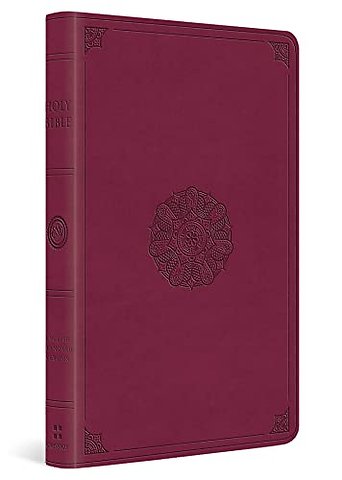ESV Premium Gift Bible (TruTone, Raspberry, Emblem Design)