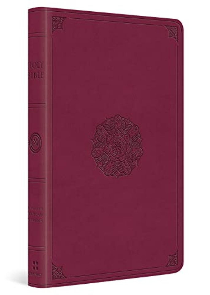 ESV Premium Gift Bible (TruTone, Raspberry, Emblem Design)