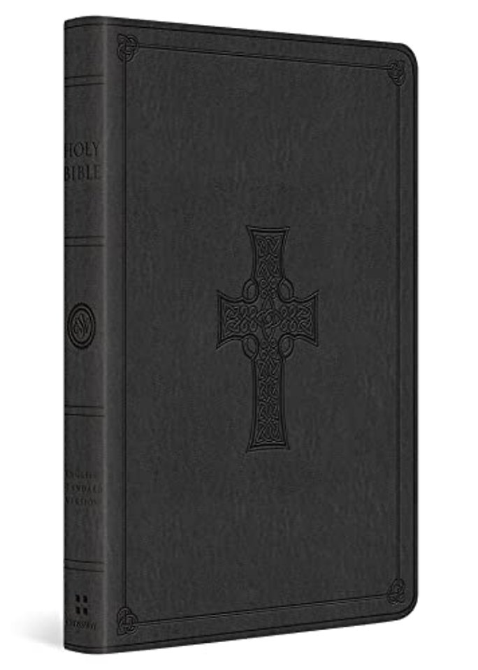 ESV Value Thinline Bible (TruTone, Charcoal, Celtic Cross Design)