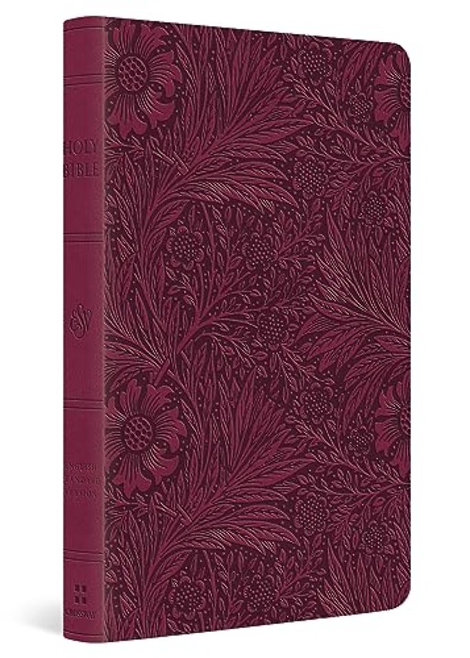 ESV Value Thinline Bible (TruTone, Raspberry, Floral Design)