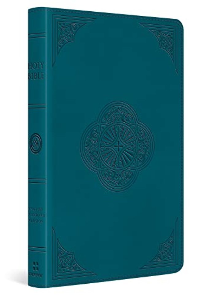 ESV Thinline Bible, Red Letter (TruTone, Deep Teal, Rotunda Design)