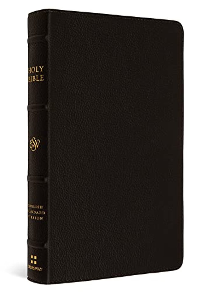 ESV Thinline Bible, Red Letter (Buffalo Leather, Deep Brown)