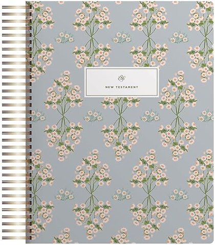 ESV Spiral–Bound Journaling Bible, New Testament (Hardcover, Cover Artwork by Lulie Wallace)