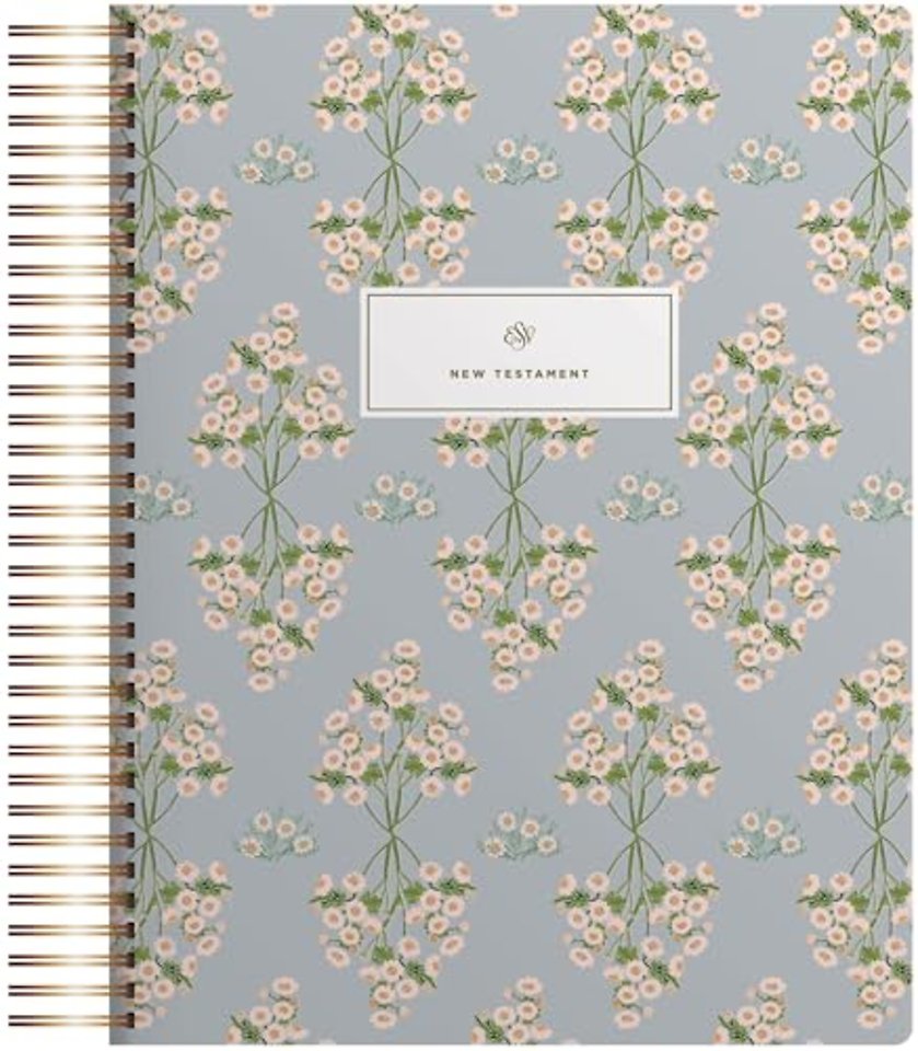 ESV Spiral–Bound Journaling Bible, New Testament (Hardcover, Cover Artwork by Lulie Wallace)