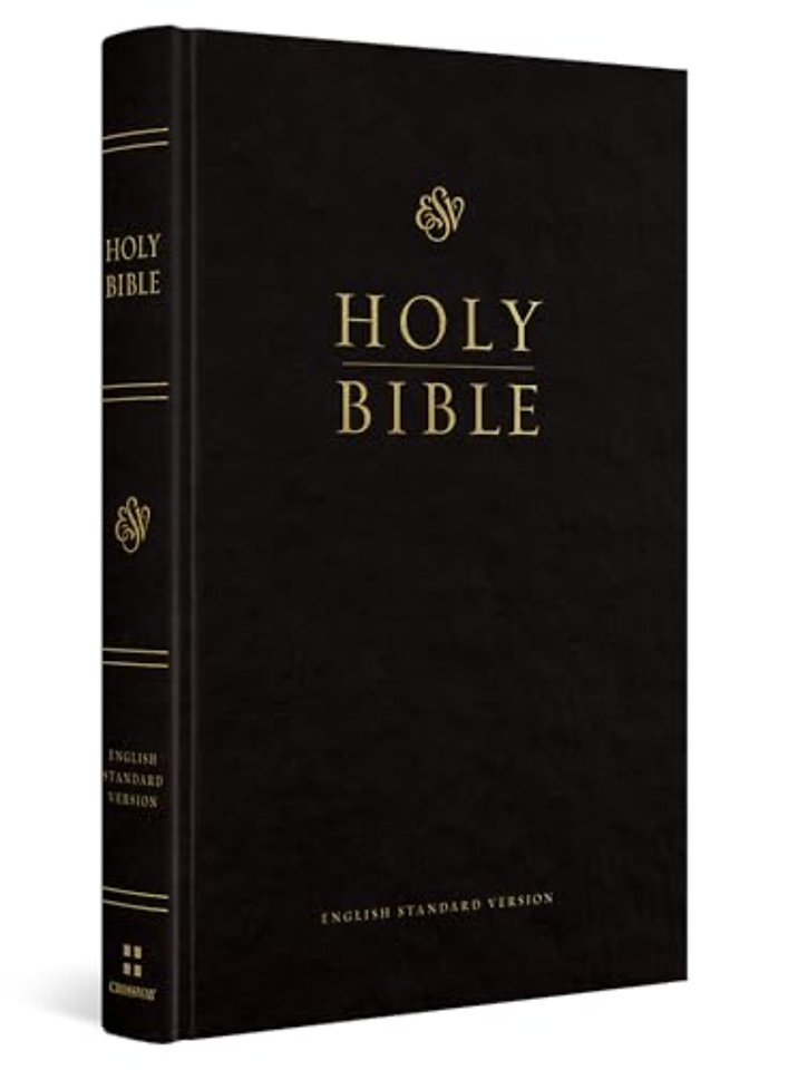 ESV Church Bible, Large Print, Red Letter (Hardcover, Black)