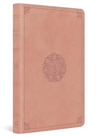 ESV Thinline Bible, Thumb Indexed (TruTone, Blush Rose, Emblem Design)
