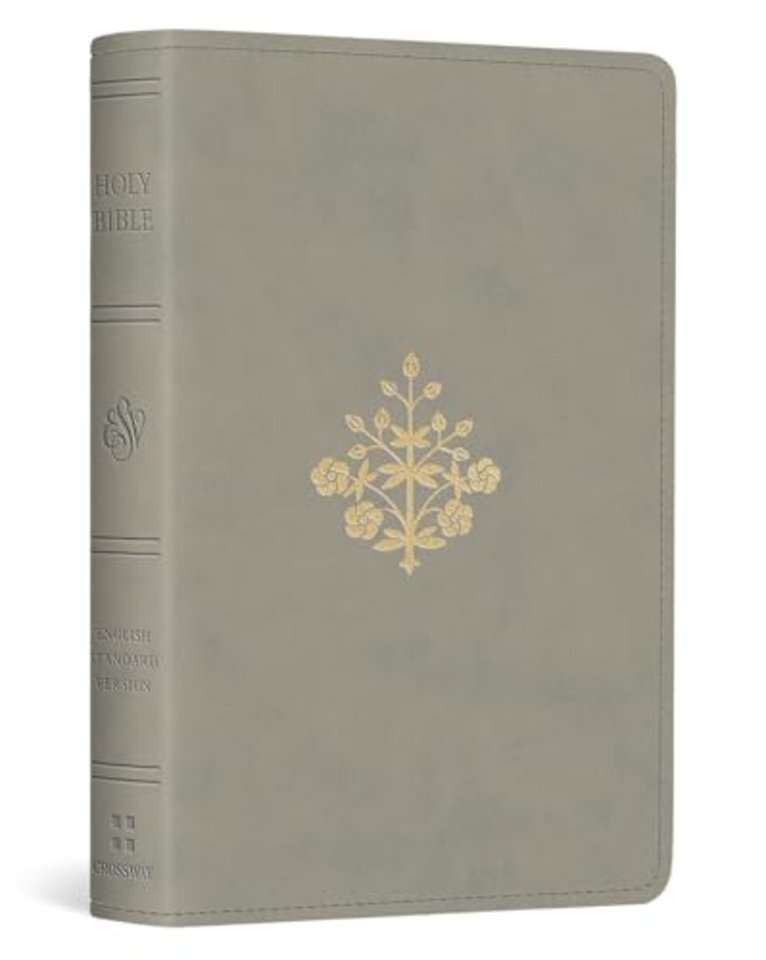 ESV Vest Pocket New Testament with Psalms and Proverbs, Red Letter (TruTone, Stone, Branch Design)