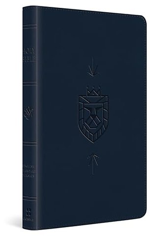 ESV Holy Bible for Kids (TruTone, Dark Blue, Lion of Judah Design)