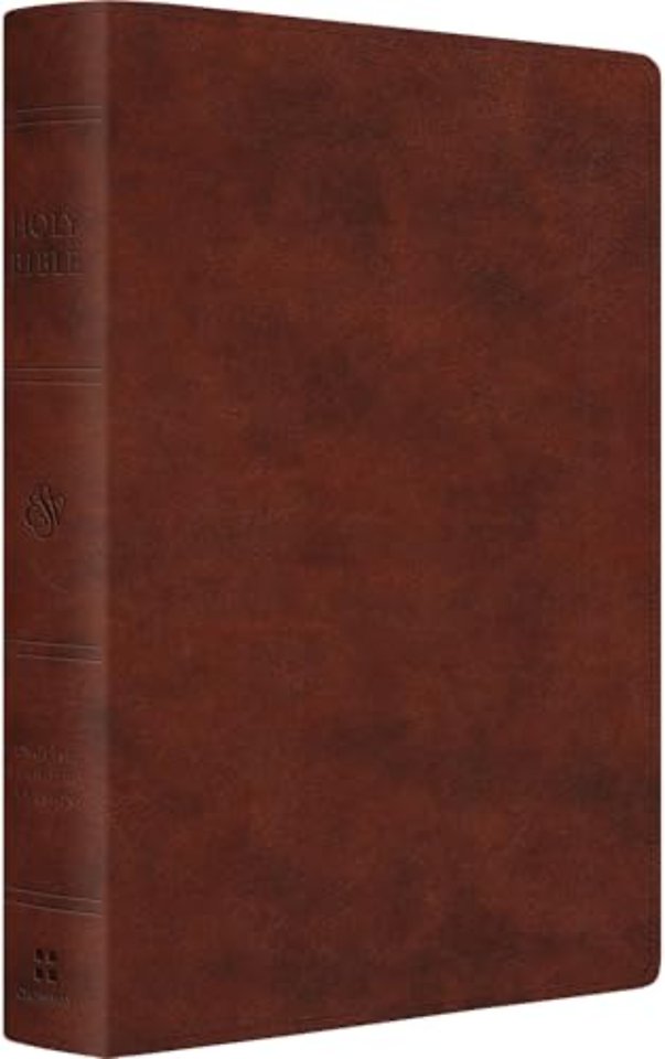 ESV Giant Print Personal Size Bible (TruTone, Chestnut)