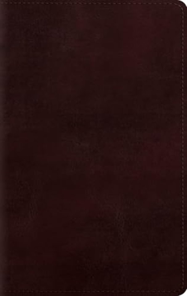 ESV Giant Print Personal Size Bible, Red Letter (TruTone, Mahogany)