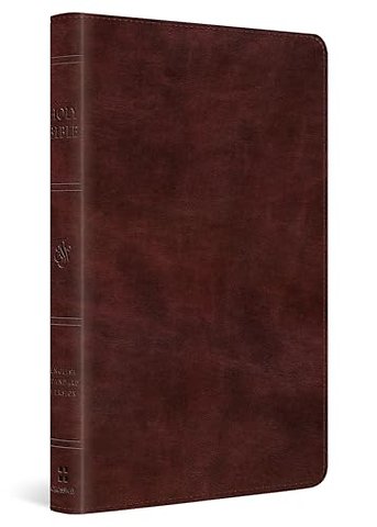 ESV Large Print Thinline Bible (TruTone, Mahogany)