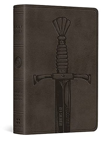 ESV Vest Pocket New Testament with Psalms and Proverbs, Red Letter (TruTone, Silver, Sword Design)