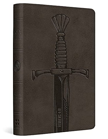 ESV Compact Bible (TruTone, Silver, Sword Design)