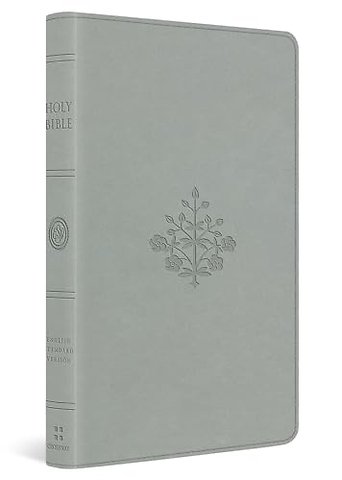 ESV Large Print Value Thinline Bible (TruTone, River Stone, Branch Design)