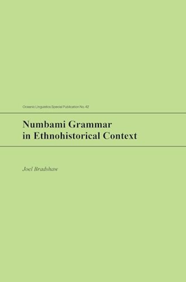Numbami Grammar – In Ethnohistorical Context