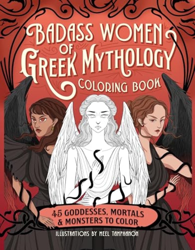 Badass Women of Greek Mythology Coloring Book