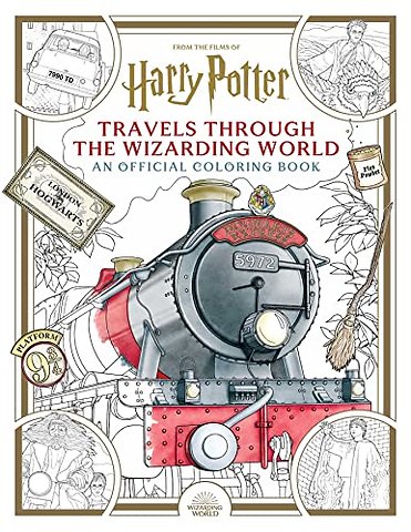 Harry Potter: Travels Through the Wizarding World: An Official Coloring Book