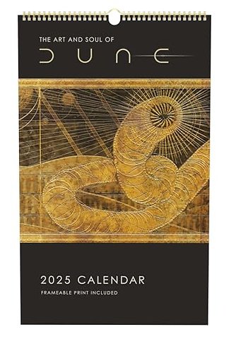 2025 The Art and Soul of Dune Poster Wall Calendar