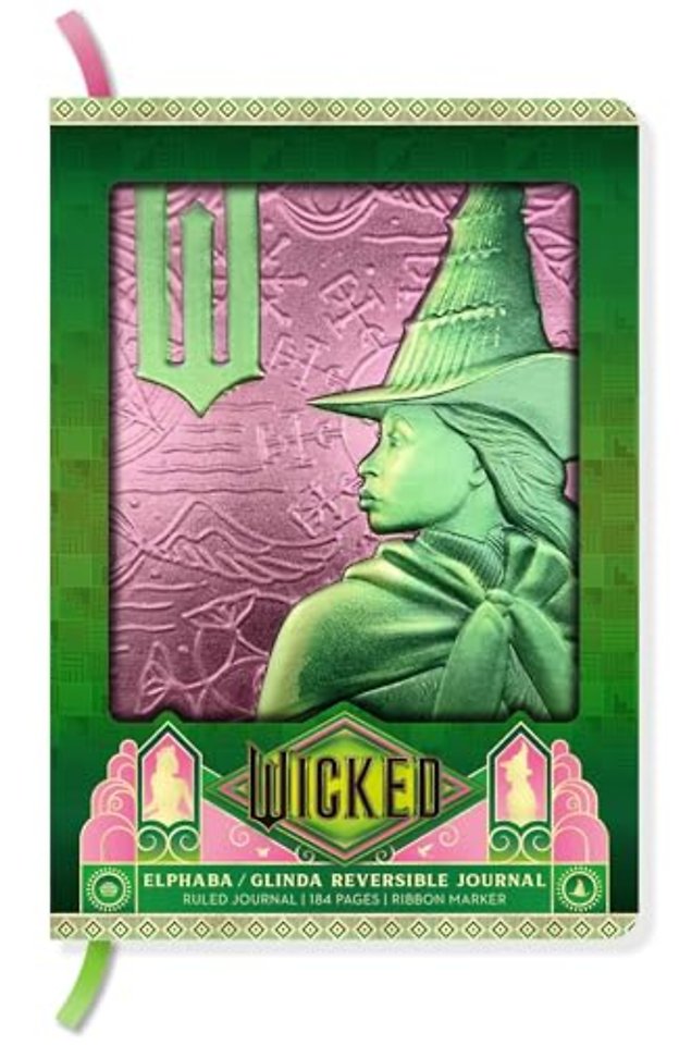 Wicked: Elphaba / Glinda Reversible Sculpted Journal