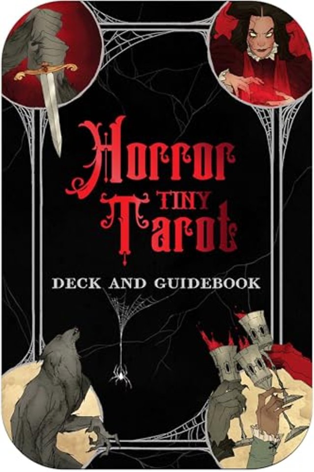 Horror Tiny Tarot Deck and Guidebook
