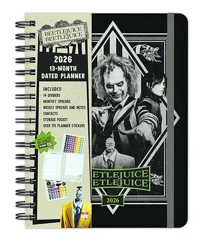 2026 Beetlejuice Beetlejuice 13-Month Weekly Planner