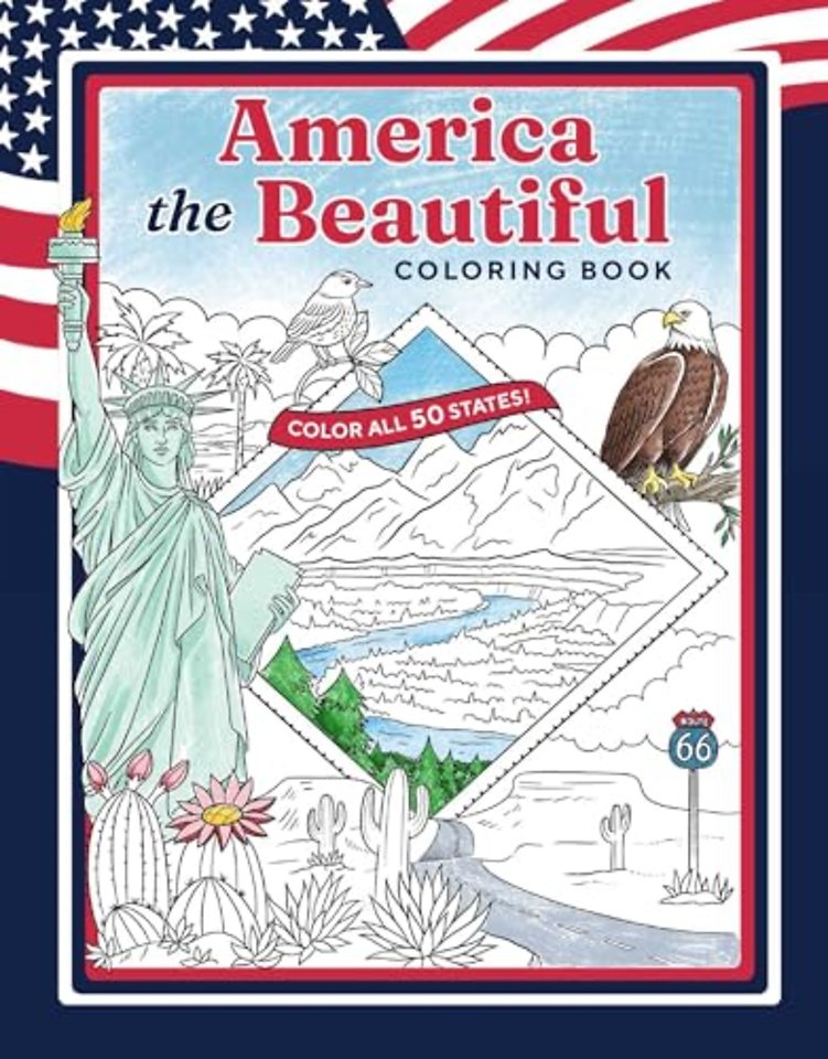 America the Beautiful Coloring Book