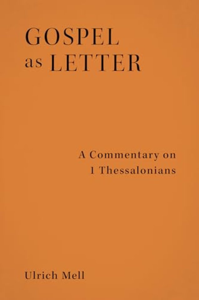 Gospel as Letter