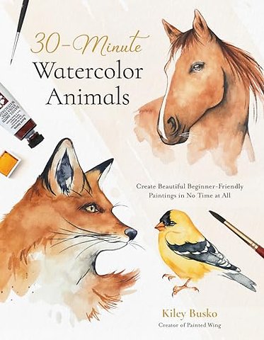 30-Minute Watercolor Animals