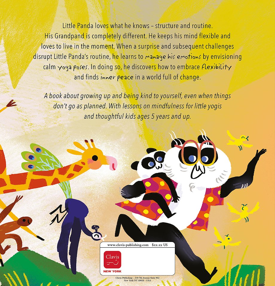 Rainbow Panda in Balance