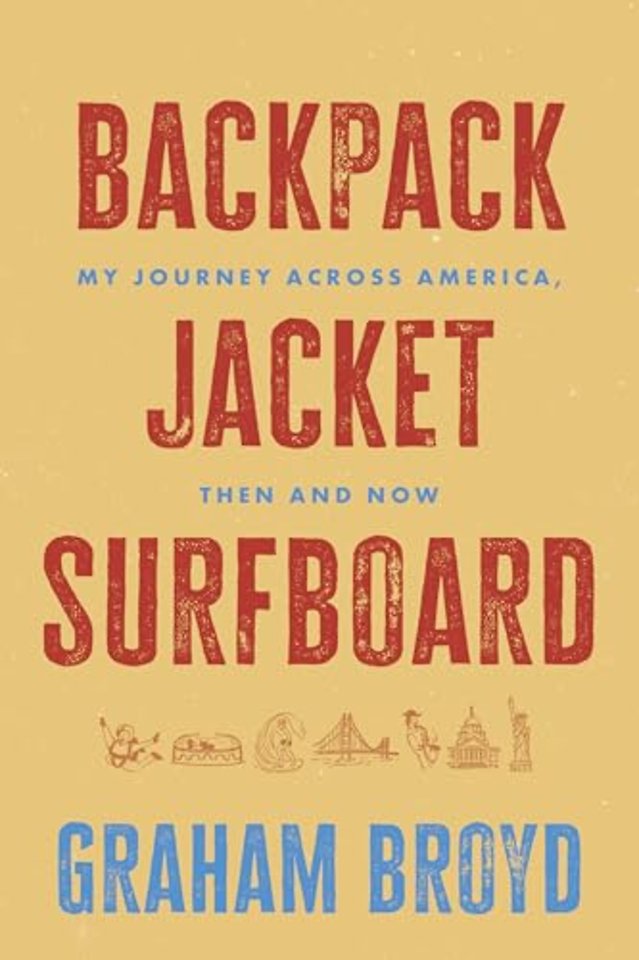 Backpack, Jacket, Surfboard