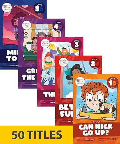Read and Grow Phonics Fiction (Set of 50)