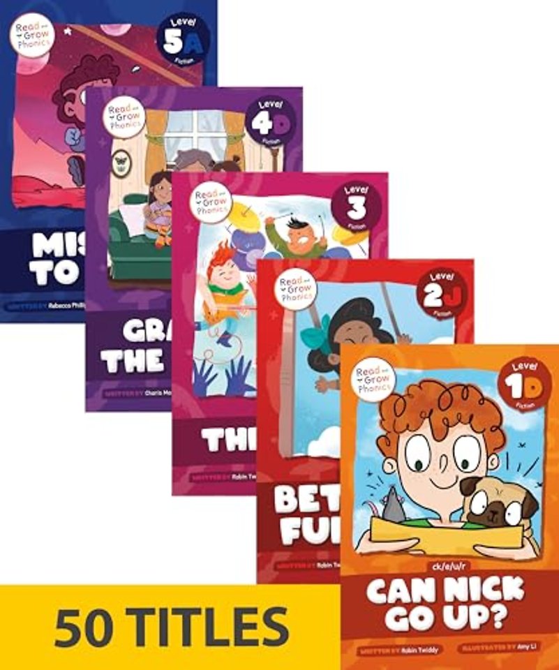 Read and Grow Phonics Fiction (Set of 50)