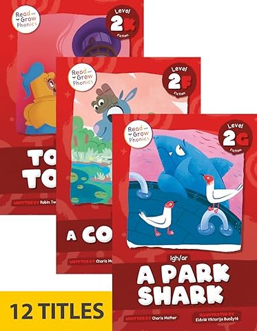 Read and Grow Phonics Fiction Level 2 (Set of 12)