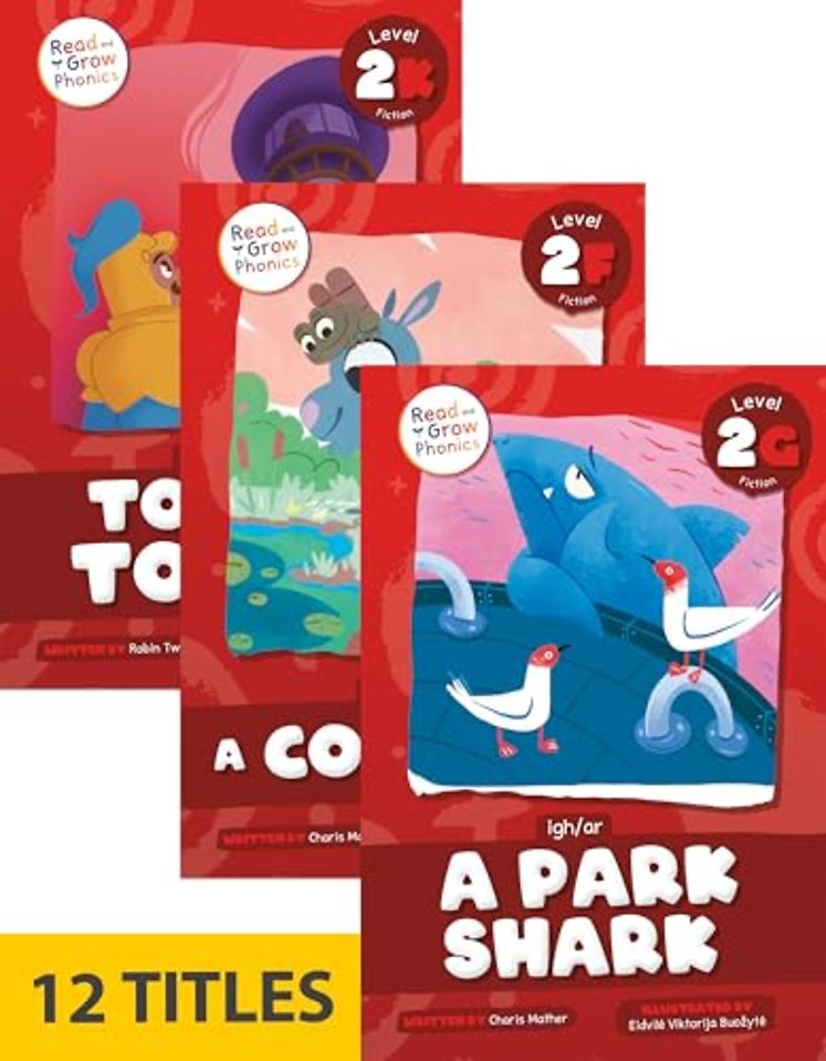 Read and Grow Phonics Fiction Level 2 (Set of 12)